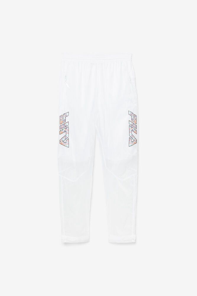 Fila Pants Tagg Mens White - India SVM-360571